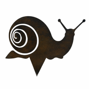 Metal Snail Garden Stake