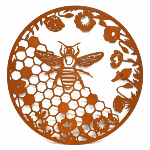 Honeycomb Metal Wall Art