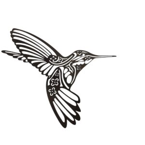 hummingbird metal art