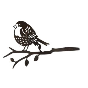 Metal Bird on Branch